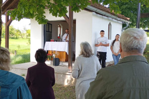 Kuljani kod kapelice sv. Ilije blagoslov polja