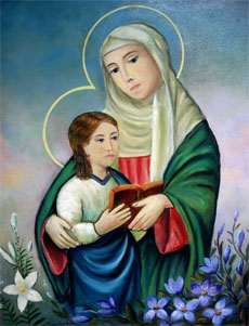 sveta Ana s Marijom